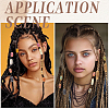44Pcs Plastic & Resin Dreadlocks Braiding Beads OHAR-SC0001-21-6
