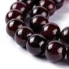 Round Natural Garnet Beads Strands G-D751-10mm-3