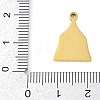 304 Stainless Steel Pendants STAS-F315-05G-3