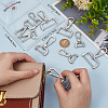 10Pcs 5 Styles Alloy Swivel Lobster Claw Clasps FIND-BBC0003-81P-3