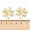 Brass Bead Caps KK-V015-28G-01-2