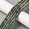 Natural Shoushan Jade Beads Strands G-L624-A01-4mm-1