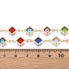 Handmade Brass Rhombus Link Chains CHC-N024-04KCG-3