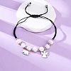 Adjustable Nylon Cord Braided Beaded Bracelets BJEW-A036-01P-2
