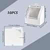 Foldable Cardboard Gift Cap Storage Boxes with Clear PVC Window CON-WH0099-67A-2