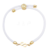 1pc Adjustable Nylon Cord Slider Bracelets for Women BJEW-LP0001-33S-G-1