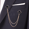 1Pc Rhombus Enamel Lapel Pins JEWB-CP0001-48-4