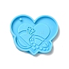 Heart with Rings DIY Pendant Silicone Molds SIMO-h004-11-2