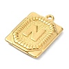 Ion Plating(IP) 304 Stainless Steel Pendants STAS-U033-01G-N-2
