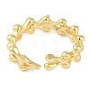 Brass Cuff Finger Ring Settings KK-L219-15B-G-3