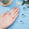 50Pcs Transparent Acrylic Big Pendants TACR-FH0001-13-3