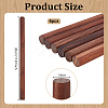 Waxed Round Wooden Sticks WOOD-OC0004-42B-2