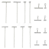 32Pcs 8 Style Brass End with Chain FIND-PH01480-1