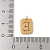304 Stainless Steel Charms LS-STAS-R001-01G-E-3