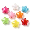 UV Plating Opaque Acrylic Beads AC-CBAEAA8-15-1