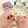 240Pcs 8 Colors Handmade Polymer Clay Beads CLAY-CJ0001-51-4