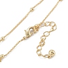 Brass Satellite Chain Necklaces X-NJEW-K123-08G-1