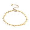 Brass Charm Bracelets BJEW-JB05515-04-1