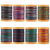 8 Rolls 8 Colors 12-Ply Polyester Thread Cord DIY-SP0003-80A-1