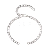3Pcs 3 Styles 304 Stainless Steel Chain Bracelet Making AJEW-JB01411-2