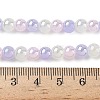 Electroplate & Gradient Color Glass Beads Strands LAMP-M023-03-01-2