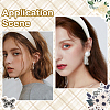 10Pcs Resin Firm Headband Non-slip Strip FIND-SP0020-62-7