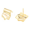 Brass Stud Earring Findings KK-N231-411-1