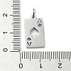 Non-Tarnish 304 Stainless Steel Pendants X-STAS-C097-65P-3