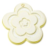Acrylic Pendants with Glitter Powder MACR-Q160-01B-2