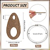 100Pcs Wood Floss Bobbin DIY-BC0013-82B-2