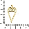 Brass Micro Pave Cubic Zirconia Pendants KK-K401-05A-G-3