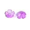 Transparent Plastic Bead Caps KY-Q005-02A-06-3