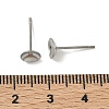 Non-Tarnish 304 Stainless Steel Post Stud Earring Findings LS-X-STAS-R063-50-4