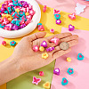  75Pcs 5 Style Opaque Acrylic/Resin Beads DIY-TA0004-29-17