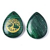 Synthetic Malachite Pendants G-T122-71G-3