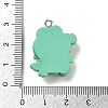 Opaque Resin Pendants RESI-Z028-01B-3