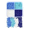 72G 4 Styles Glass Seed Beads SEED-YW0002-77B-1