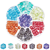 245Pcs 7 Colors Transparent Crackle Glass Beads EGLA-PA0001-42-1
