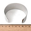 316L Surgical Stainless Steel Cuff Bangles BJEW-D454-01B-P-5