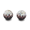 Gradient Color Design Polymer Clay Rhinestone Beads LS-CLAY-NH0001-03C-1
