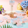 50Pcs Folding Paper Jewelry Display Cards ODIS-TA0001-07C-7
