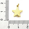 Ion Plating(IP) 304 Stainless Steel Enamel Star Connector Charms STAS-Z104-10G-04-3