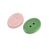 2-Hole Porcelain Buttons PORC-R010-05A-2