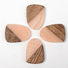 Opaque Resin & Walnut Wood Pendants RESI-S389-042A-C02-1