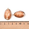 Natural Cowrie Shell Pendants SSHEL-N038-40-3