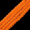 Transparent Glass Beads Strands EGLA-A034-T10mm-MD25-2