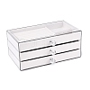 3-Tier PET Plastic Jewelry Storage Drawer Boxes CON-N016-05A-1