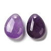 Natural Mixed Gemstone Teardrop Charms G-M410-01-3