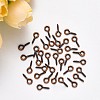 Iron Screw Eye Pin Peg Bails X-IFIN-E561Y-R-3