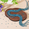 10 Strands Opaque Glass Beads Strands GLAA-TA0003-41-4